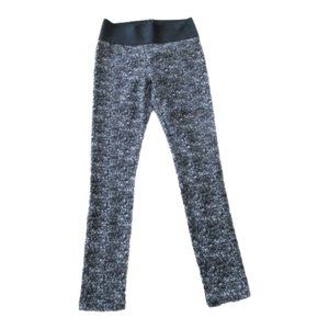 7th Avenue New York & Co Pull On Leggings‎ Womens XS Black Speckle Elastic Pants
